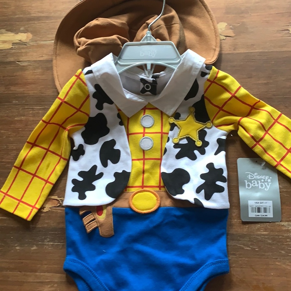 Baby Woody onesie
